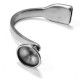 Zamak Half Bracelet 38mm with Rivoli 12mm Setting Ø10.2x2.1mm