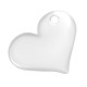Colgante de Metal Zamak Corazón 18x15mm