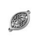 Conector de Metal Zamak Ojo con Base para Cristal Flatback SS20 31x18mm