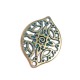Zamak Connector Filigree Oval 29x22mm Ø2mm