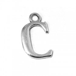 Ciondolo in Metallo Zama Lettera "C" 12mm