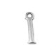 Zamak Charm Letter "I" 12mm