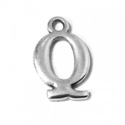 Ciondolo in Metallo Zama Lettera "Q" 12mm