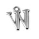 Zamak Charm Letter "W" 12mm