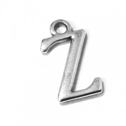 Ciondolo in Metallo Zama Lettera "Z" 12mm