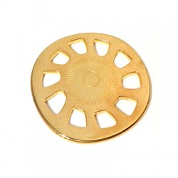 Pendentif Roue en Métal/Zamak 39mm