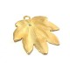 Zamak Pendant Plane Leaf 46x36mm