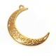 Zamak Pendant Half Moon 30x36mm
