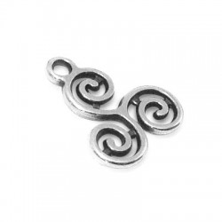 Breloque Tribal en Métal/Zamak 13mm