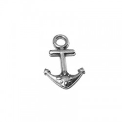 Colgante de Metal Zamak Ancla 13x13mm