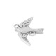 Intercalaire Oiseau en Métal/Zamak 16x22mm