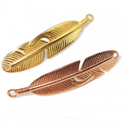 Conector de Metal Zamak Pluma 11x41mm (Ø 1,5mm)