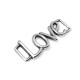 Conector de Metal Zamak "Love" 28x11mm (Ø5.5x1.8mm)