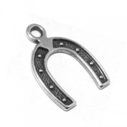 Breloque Fer à Cheval en Métal/Zamak 18x17mm