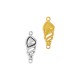 Charm in Metallo Zama Conchiglia 21x10mm
