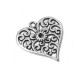 Colgante de Metal Zamak Corazón 25mm Base para Cristal PP24