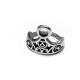Breloque Couronne en Métal/Zamak 10x6mm