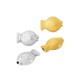 Passante in Metallo Zama Pesce 11x8mm (Ø1.5mm)