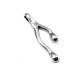 Zamak Charm Branch 7x20mm