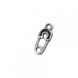 Colgante de Metal Zamak Imperdible 7x16mm