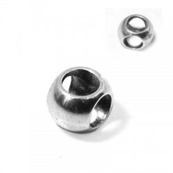 Zamak Bead with 4 Holes 10mm Ø5.2mm