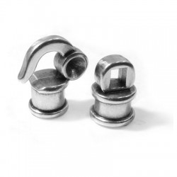 Zamak Clasp Hook with SS24 Setting 28x17mm Ø5mm