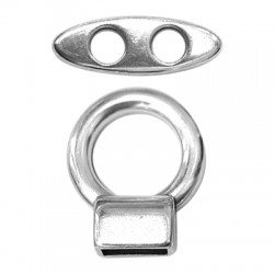 Ζάμακ Χυτό Κούμπωμα Σετ Στρογγυλό 20mm Ø10x5mm/9x26mm