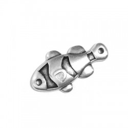 Conector de Metal Zamak Pez 25x13mm (Ø1.3mm)