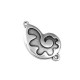 Connettore in Metallo Zama Conchiglia 24x18mm