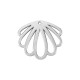 Ciondolo in Metallo Zama Conchiglia 39x34mm (Ø1.8mm)