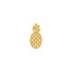 Zamak Charm Pineapple 12x25mm