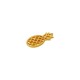 Zamak Charm Pineapple 12x25mm
