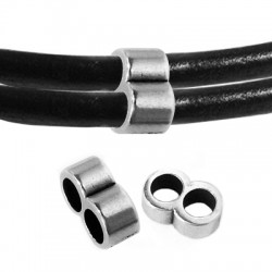 Separador de Metal Zamak con 2 Agujeros14x8mm (Ø 5mm)