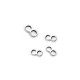 Zamak Double Slider 14x7x2mm Ø5mm