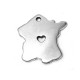 Colgante de Metal Zamak Forma de Francia 20x21mm (Ø1.6mm)