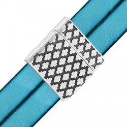 Zamak Magnetic Clasp Rhombus Designs 24mm Ø20.2x2.2mm