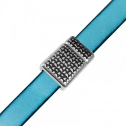 Zamak Magnetic Clasp with Flowers 14x20mm Ø10.2x2.2mm