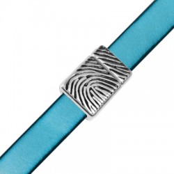 Zamak Magnetic Clasp with Fingerprint 14x20mm Ø10.2x2.2mm