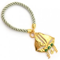 Pendentif en Zamak « Ελπιδα » 10 x 28 mm