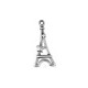 Ciondolo in Metallo Zama Torre Eiffel con Stelle 24x13mm