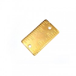 Conector de Metal Zamak Regla 21x12mm (Ø1.9mm)
