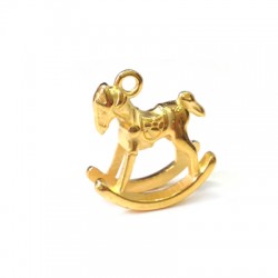Zamak Charm Rocking Horse 20x16mm