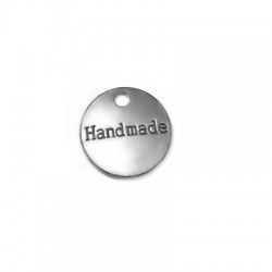 Zamak Charm Logo Handmade 14mm Ø2.1mm