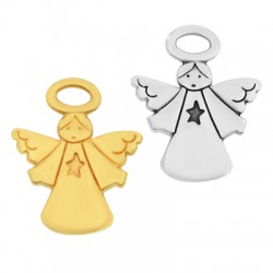 Colgante de Metal Zamak Ángel 25x22mm