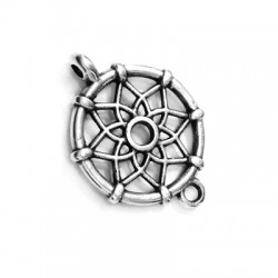 Pendentif Câpteur de Rêves en Métal/Zamak 18mm