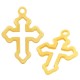 Pendentif Croix en Métal/Zamak 15x17mm