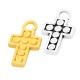 Zamak Charm Cross 14x10mm