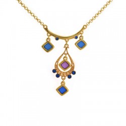 Intercalaire Collier avec 7 anneaux en Métal/Zamak 4x48mm