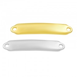Zamak Connector Tag Blank 7x35mm