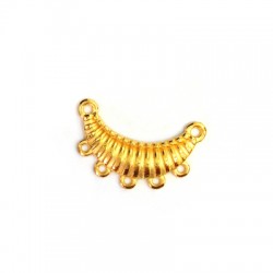 Intercalaire Collier avec 7 trous en Métal/Zamak 25x7mm